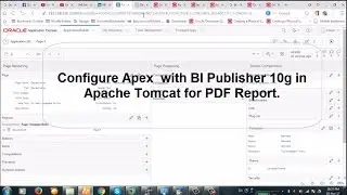 APEX 5 with BI Publisher for PDF report