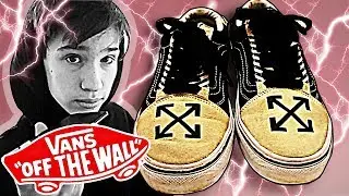 СДЕЛАЛ КАСТОМНЫЕ VANS ЗА 5 МИНУТ / КАСТОМ VANS x OFF-WHITE СВОИМИ РУКАМИ 