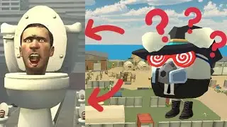 Скибиди туалет в Чикен гане!? *Chicken gun*