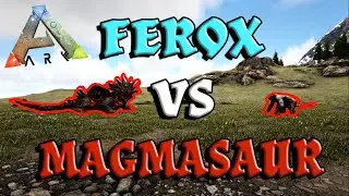 FEROX VS MAGMASAUR! | ARK Battle