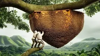 RISKING LIFE: Harvesting a Giant Beehive on the World’s Tallest Tree