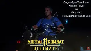 Mortal Kombat 11 Ultimate - Cages Gym Terminator Klassic Tower On Very Hard No Matches/Rounds Lost