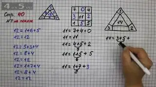 Страница 40 Задание на полях – Математика 2 класс Моро М.И. – Учебник Часть 1