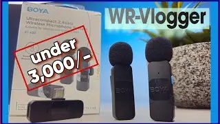 Best Budget wireless mic under 3k...for Mobile Phones, best for YouTube videos for beginners...