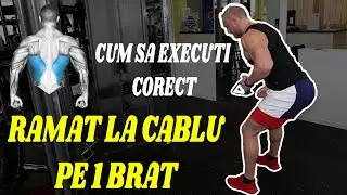 Ramat la cablu pe un brat  - Cum sa executi corect !