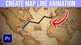 How To Create A Map Line Animation In Premiere Pro