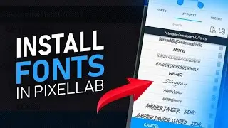 How to add unlimited fonts in pixellab || Just in 2 minutes || Aryan hacks||