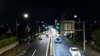 Pixel 4 で夜景のタイムラプス撮影