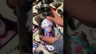 Let's try Gojo sticker on water bottle! 😍 #gojosatoru #gojo #jujutsukaisen #jjk #weeb