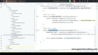 Java Spring Boot Part - 05  DTO | Develop Retrieve Specific Department GET API | Verified in Postman