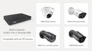 ZOSI 8 Channel H.265+ 4-in-1 Security DVR - Install the Hard Drive Easily