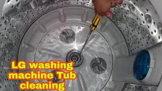 Zero cost washing machine cleaning||No detergent No Soap oil ||LG washing machine tub cleaning