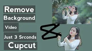 Remove Background from Video Just 3 Seconds #Cupcut