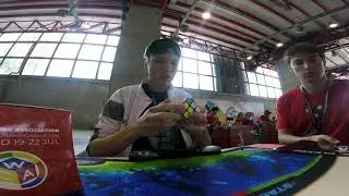 [Former World Record] 21.18  3x3 Blindfolded Mean