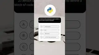 What is a Python used for? || Programming Libraries Python || Python MCQ|