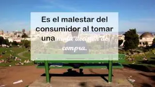 ¿Que es la disonancia cognoscitiva?
