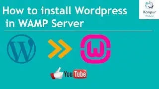 how to install wordpress on wamp server in hindi