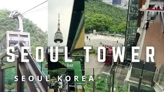 N Seoul Tower or Namsan Tower Korea 서울타워  | Walking Tour in 4K