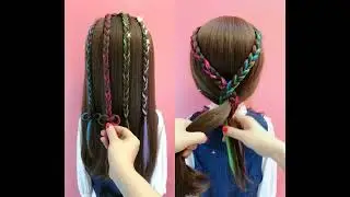 Daily Compilation,Creative beautiful Hair Style Tutorial #hairstyle #hairdesign New Curly Hairstyles
