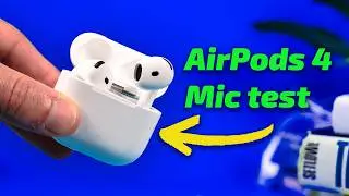 AirPods 4 mic test vs older AirPods and popular headphones! (mini review)