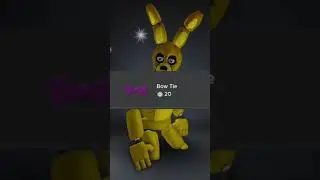 How To Make Springbonnie From FNAF 