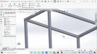 Support structure  | Solidworks in Hindi  | Base Structure creation effectively | 07