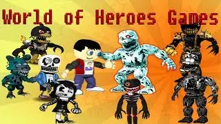 World of Heroes Games МИР ГЕРОЕВ АНИМАТРОНИКОВ ИГРА МАКСА БИТВА С КОШМАРНЫМ НОСОРОГАМ КАК ФНАФ ВОРЛД