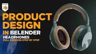 Blender Headphone Product Animation | Full Modeling, Texturing & Rendering Guide
