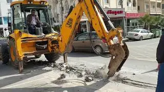 İş Makinaları  , Jcb ,Kırıcı , KIBRIS  , Asfalt Kırma.