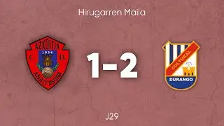 Anaitasuna 1-2 Cultural de Durango (29.  Jardunaldia)