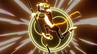[Miraculous Ladybug Transformation] King Monkey 3D NEON version [FAN MADE]/[ミラキュラス レディバグ ] 変身シーン