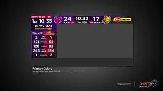 Virtual Scoreboard Graphic Design