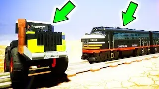 ЛЕГО АВАРИЯ ПОЕЗД ПРОТИВ МАШИН В БРИК РИГС | BRICK RIGS ПО РУССКИ