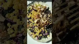 honey mustard chicken #bacon #avocado chop chop salad! 🥰 #saladrecipe #salad