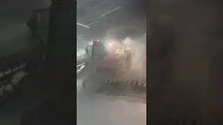 Snowcat in Extreme Lake Tahoe Blizzard 