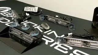 Brooking PEVLSS Portable Emergency Vehicle Light Solution includes Lights, Siren, Controller & Case.