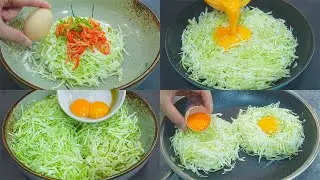 CABBAGE with EGGS is better than meat or pizza!🔝13 simple and very delicious recipes with cabbage