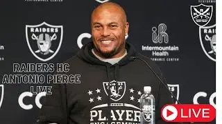 Must-Watch: Raiders HC Antonio Pierce LIVE Conference