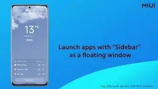 “Sidebar" makes your multitasking more convenient. ✅ #miui