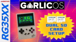 Anbernic RG35XX GarlicOS 2nd SD Card Setup Tutorial