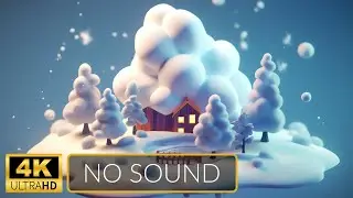 4K | ART Slideshow for TV | Small Houses | 1 Hour | No Sound
