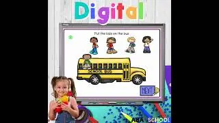 Going to school social story - Preschool Back to school activity PREVIEW