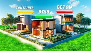 Les Maisons CONTENEURS sont-elles ÉCOLOGIQUES ? (Comparaison Béton / Bois)