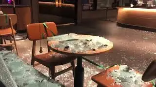 #Antifa smashed up another Starbucks in their Portland riot celebrating Chauvin’s murder conviction