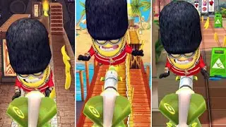 Minion Rush: King's Guard Minion Gru's Rocket Gameplay at El Macho's Lair, Minion Beach & The Mall