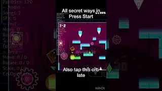 Press Start all secret ways/swag routes 