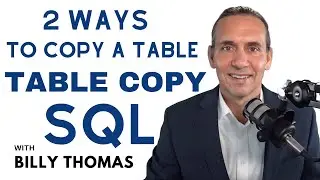 Create a copy of a SQL Table.