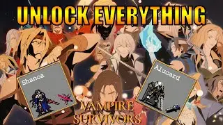 How to UNLOCK EVERYTHING in Vampire Survivors: Ode to Castlevania