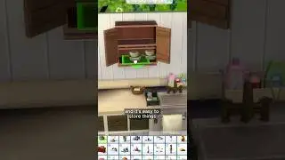 The sims 4 Open Cabinet Ideas (TIPS for more efficient kitchen) 
