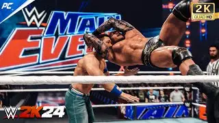 WWE 2K24 - Randy Orton vs. John Cena Special Guest Referee FULL Match